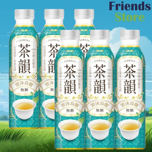 [4004417E] 金車 - Kingcar Taiwan-Origin Oolong Tea (No Sugar)  (580ml X 6)