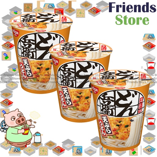 [400114HB] 日清 - [杯裝] 日清咚兵衛 天婦羅杯即食烏冬 (83克 X 3)最佳食用日期：2026年1月1日或之後