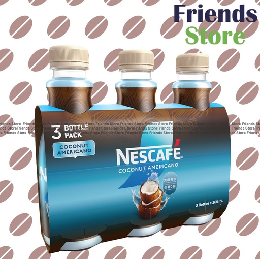 [4000153L] Nescafé - Coconut Americano Coffee Beverage (268ml X 3)