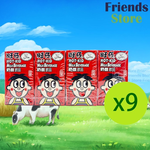 [4130NSF] WANT WANT - [Full Case] Hot-Kid Milk Beverage 4s (125ml x 4 x 9)