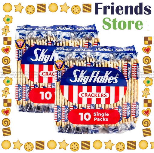 [4130NU] M.Y.San - Skyflakes Cracker 10 Single Packs (250g X 2)  (parallel Imported Goods)