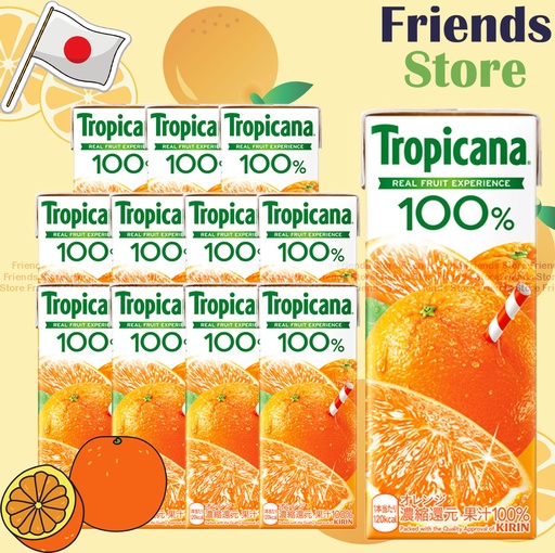 [4A8D] 麒麟 - 日本Tropicana 濃縮還元100%橙汁 (250毫升 X 12)