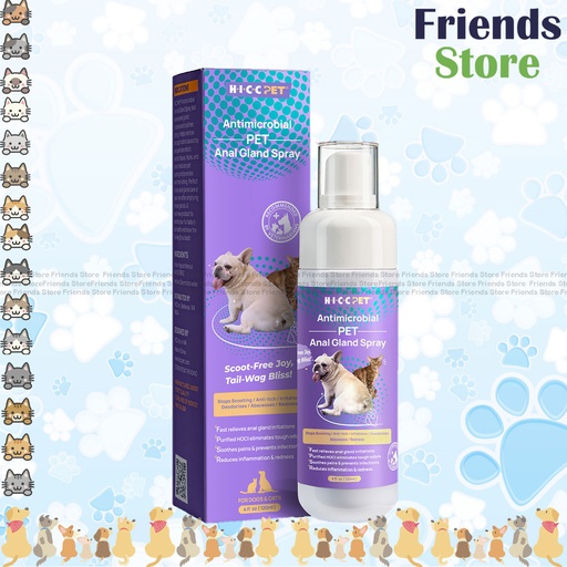 [H913198] HICC PET - Pet Antimicrobial Anal Gland Spray (120ml)