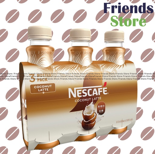 [4000153M] Nescafé - Coconut Latte Coffee Beverage (268ml X 3)