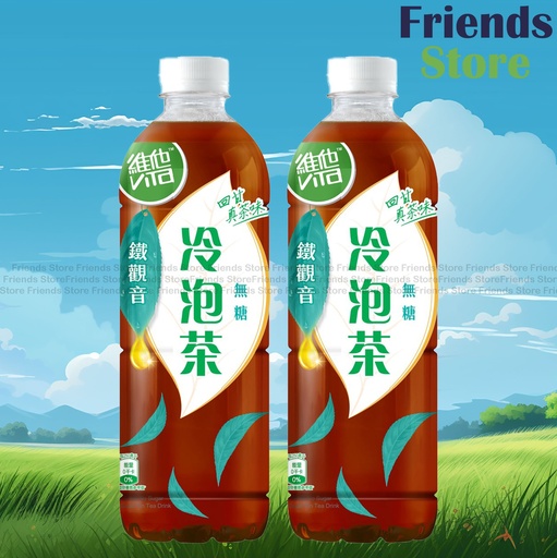 [4001043C] 維他 - (大支裝) 無糖冷泡鐵觀音茶飲品 (860毫升x2)