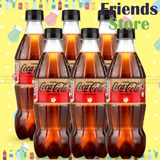 [400759G] Coca-Cola - Vanilla Flavoured Cola Drink (No Sugar)(500ml X 6)