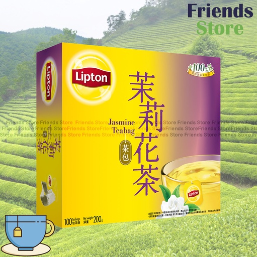 [LT008] 立頓 - 中國茶 - 茉莉花茶 香片茶包 100片 (2克 X 100)
