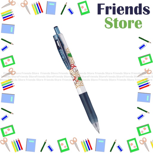 [124039K1D] ZEBRA - Limited Edition - Sarasa Clip 0.5mm Luck Series Rollerball Pen(BLUE BLACK）JJ15-LCK-FB
