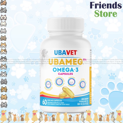[UBV02012] UBAVET - UBAMEG 歐米茄3脂肪酸 60粒