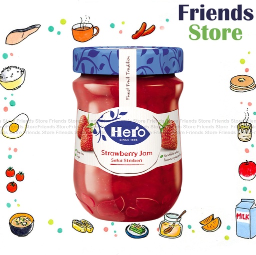 [4HO2] Hero - Strawberry Jam (340g X 1)