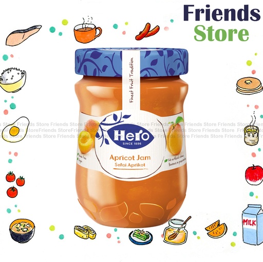 [4HO3] Hero - Apricot Jam (340g X 1)