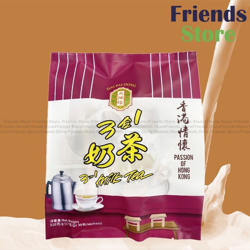 [4130NJ1] 大排檔 - （袋裝）三合一 即溶奶茶 (30條裝)