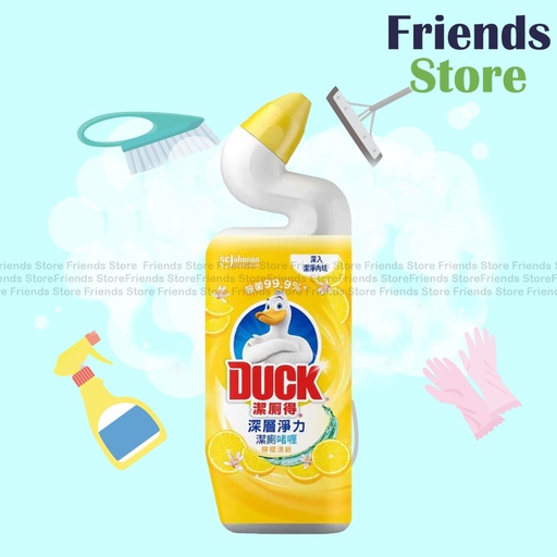 [PA052A] TOILET DUCK - Deep Action Gel Lemon 750ml  (Random Delivery)