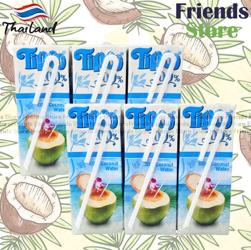 [4TM2T] Tipco - 100% NFC Coconut Water (200ml x 6 x 2)