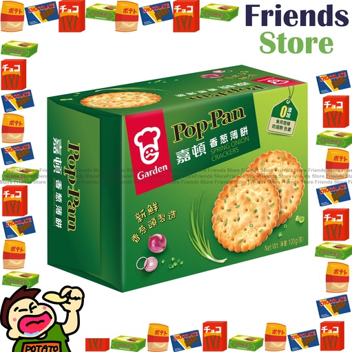[4007684C] Garden - Pop Pan Spring Onion Crackers (100g X 1)