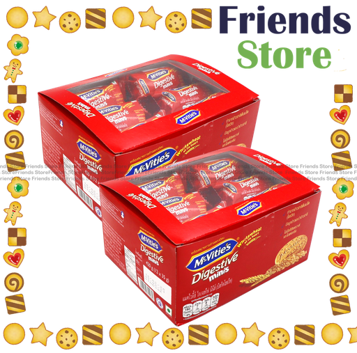 [4126G1] McVitie's - Digestive Minis Individual Pack 12s (390g  X 2)  (Parallel Imported Goods) (Random Packing)