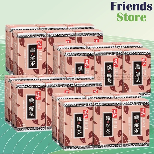 [4002041F] 道地 - [原箱] 紙包裝 極品纖。解茶 (250毫升 X 6 X 4) 新舊包裝隨機發放