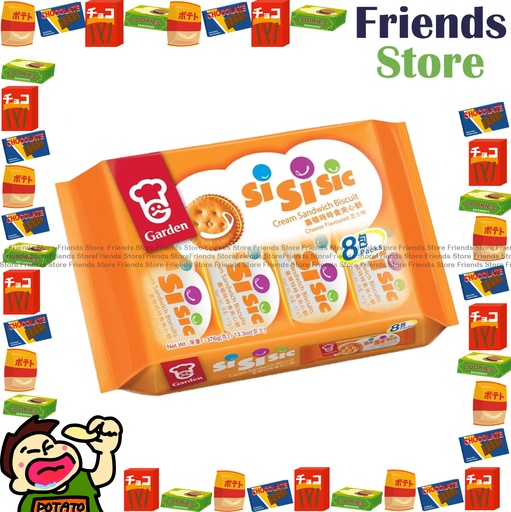 [4007684P] Garden - Cream Sandwich Biscuit (Cheese Pack) 8 Packs (376g)