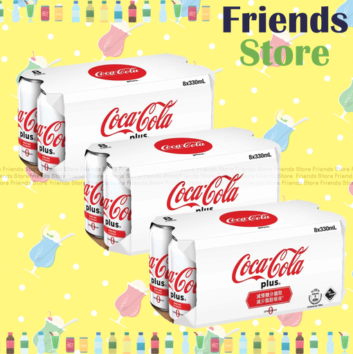 [400148_8CF] Coca-Cola - [Full case] Plus Cola (Sugar-Free) Dietary Fiber (330ml X 8 X 3)