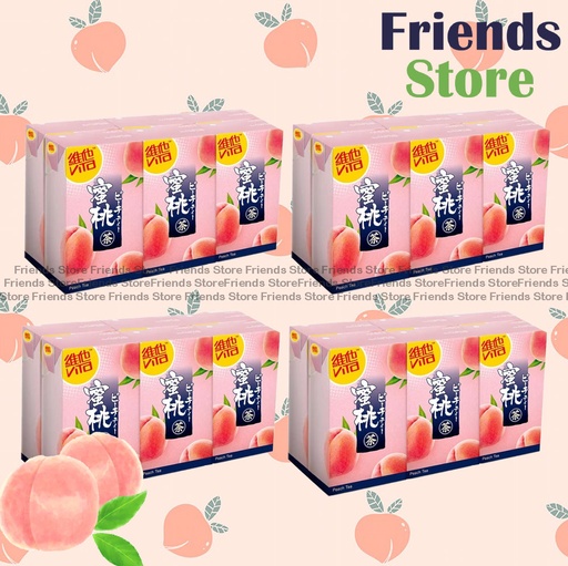 [400102JF] Vita - [Full Case] 紙包裝-Japanese Style Peach Tea Drink (250ml X 6 X 4)