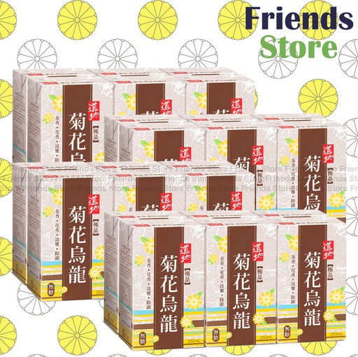 [4002106F] Tao Ti - [Full Case] Chrys. Oolong Tea 菊花烏龍茶 (250ml X 6 X 4)