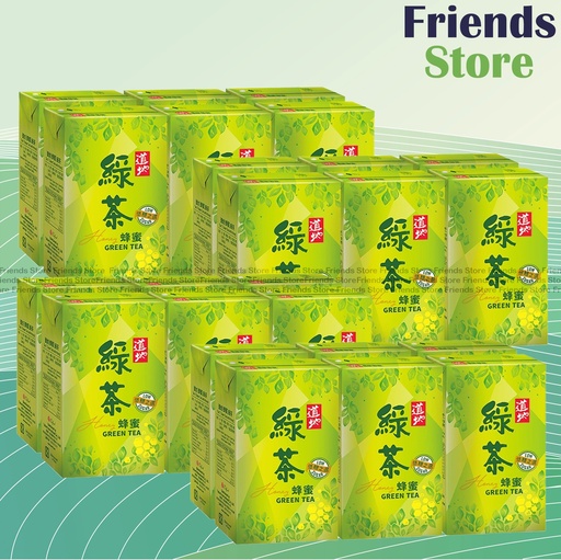 [400753F] 道地 - [原箱] 紙包裝 蜂蜜綠茶 (250毫升 X 6 X 4)