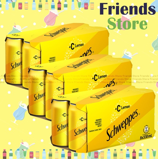 [400404F] 玉泉 - [原箱] 罐裝 +C有汽檸檬飲品 (330毫升 X 8 X 3)