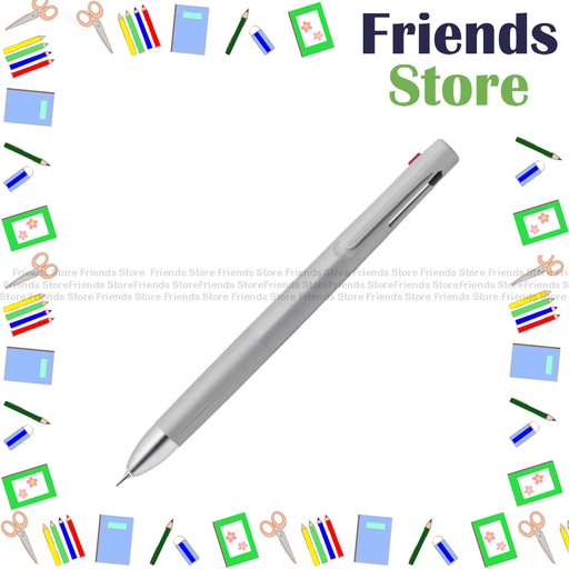 [12100B] Zebra 斑馬牌 - Zebra Blen 2+S Multi-Pen 0.5mm Grey Barrel  (B-B2SAS88-GR)