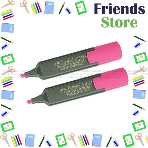 [12306S] FABER CASTELL - Textliner (Pink) x2pcs