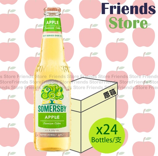[400446] SOMERSBY - [原箱] 玻璃支裝 蘋果酒 (330毫升 x 24) 