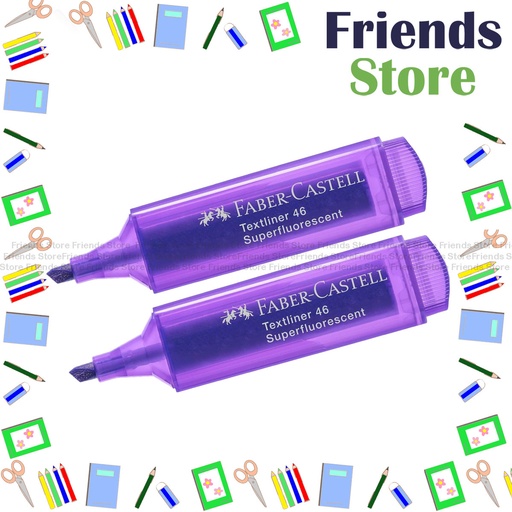 [12305S] FABER CASTELL - Textliner (Purple) x2pcs