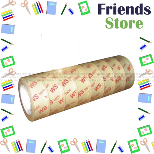 [11105] - - WS - Adhesive Type (3/4" X 25yd) X 8 rolls