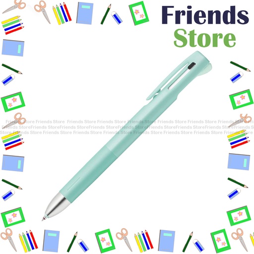 [12101] Zebra 斑馬牌 - Zebra Blen 2+S Multi-Pen 0.7mm Mint-Green Barrel  (B-B2SA88-BG)