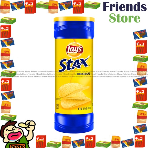 [4126] LAY'S - STAX 筒裝 Potato Crisps Original Flavour (5.75oz) (Parallel Imported Goods) Packing randomly Dist