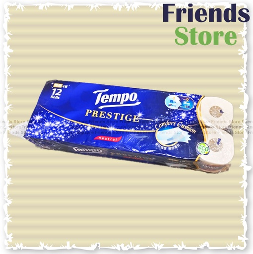 [13031G1] Tempo - 得寶 閃鑽四層 無味 衛生紙 12卷裝  (包裝隨機發放)