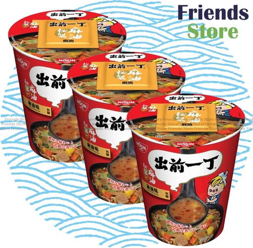 [400114R] Nissin - Demae Iccho Cup Noodles (Sesame Oil Flavour) (70g X 3)